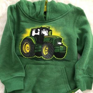 NWT John Deere hoodie 2t